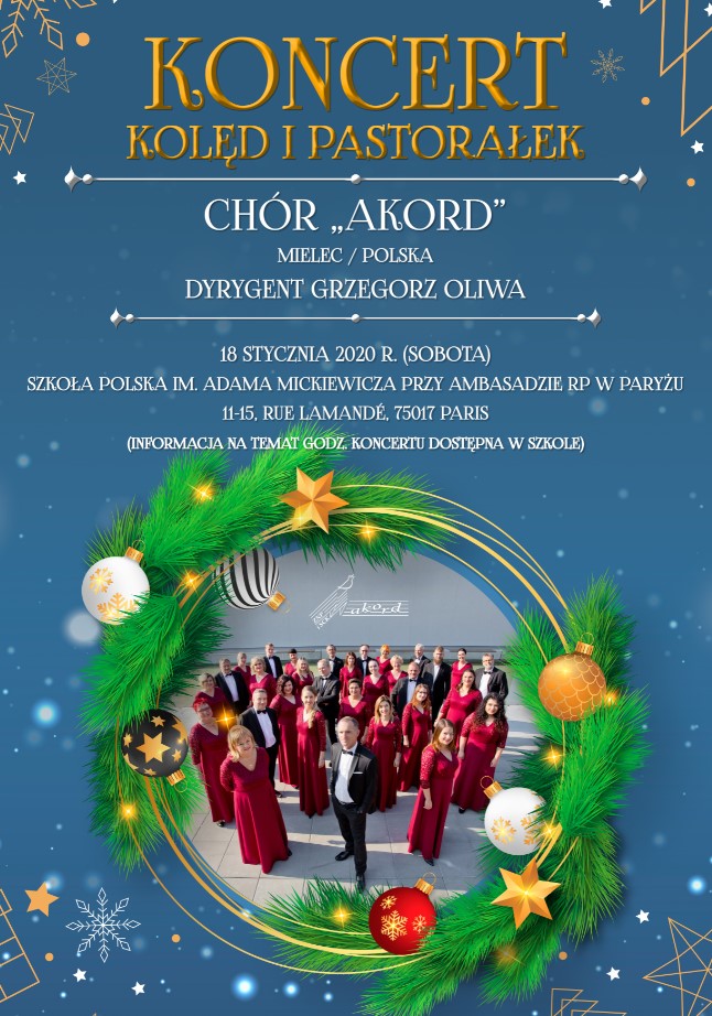 Koncert Kolęd i pastorałek w naszej Szkole!