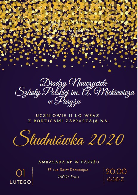 Studniówka 2020