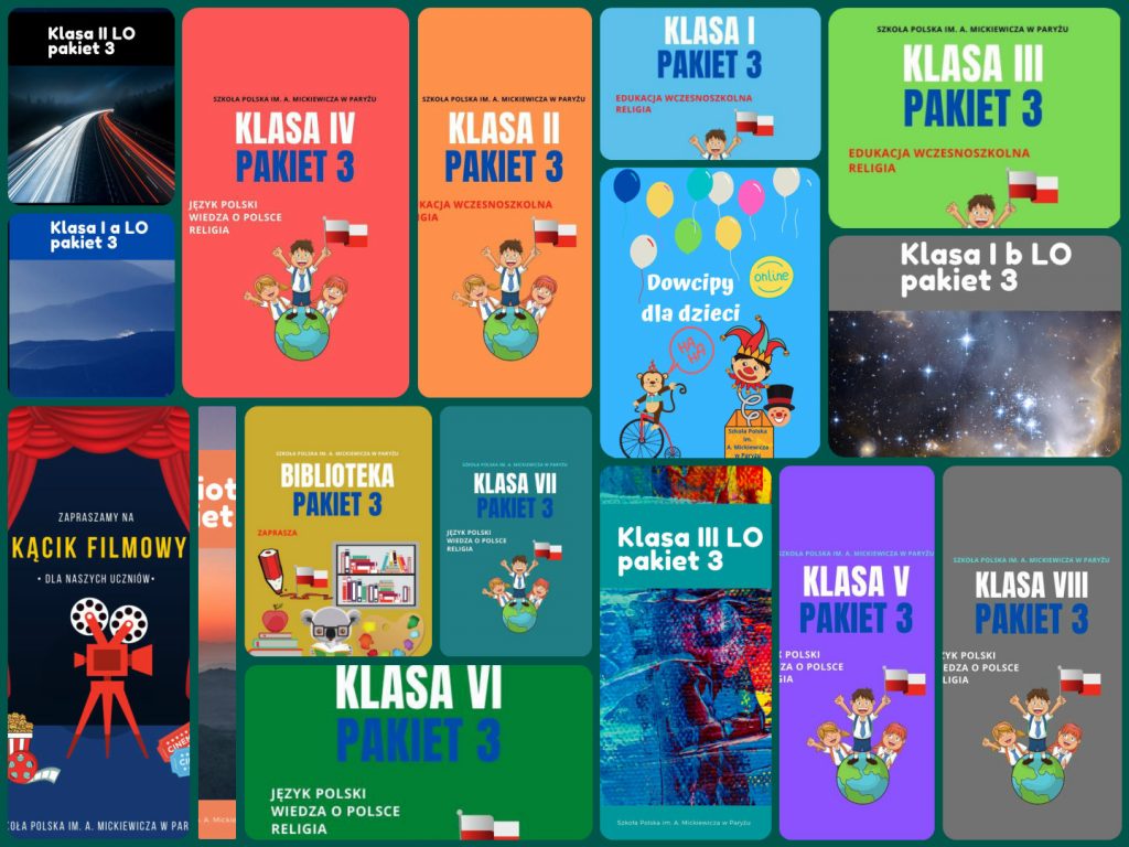 Pakiet nr 3 opublikowany! 31 marca 2020.