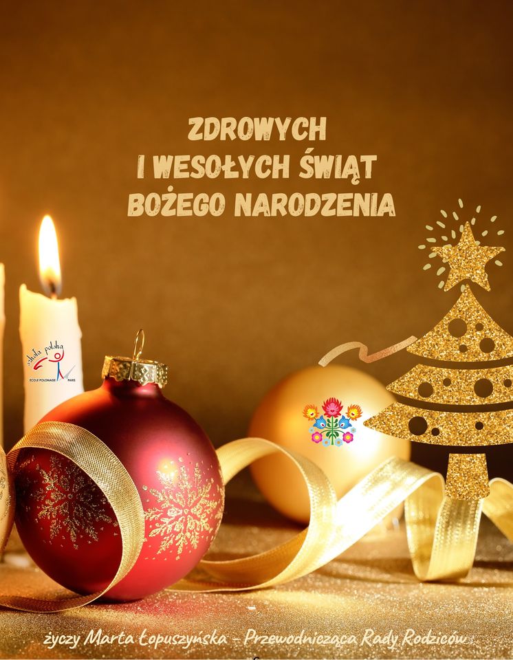 Życzenia od szefowej Rady Rodziców, Pani Marty Łopuszyńskiej.