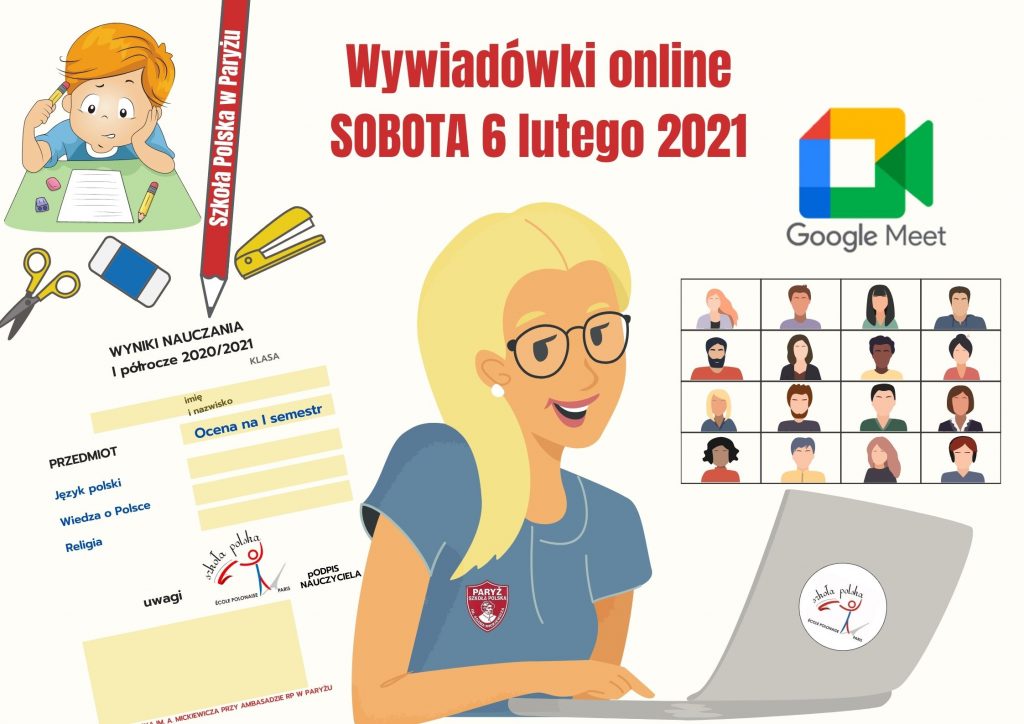 Wywiadówki 6 lutego 2021. Wyniki klasyfikacji I semestr 2020/2021