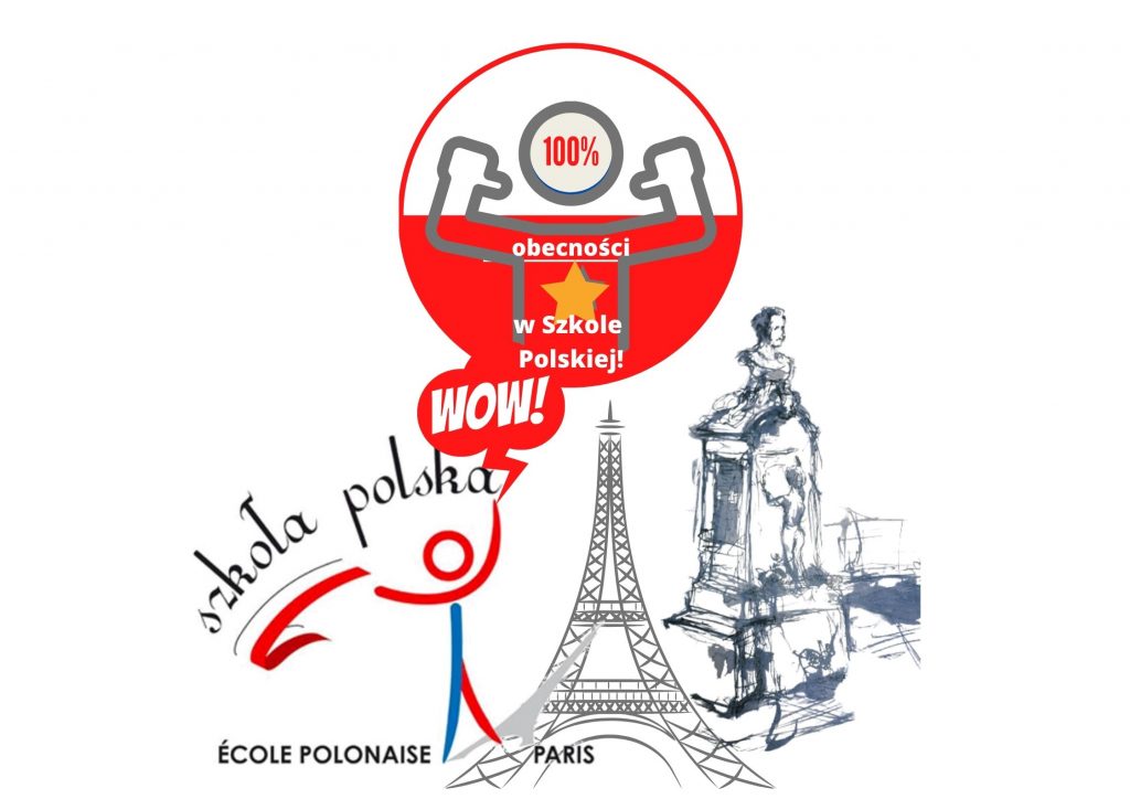 Medale za 100% obecności.