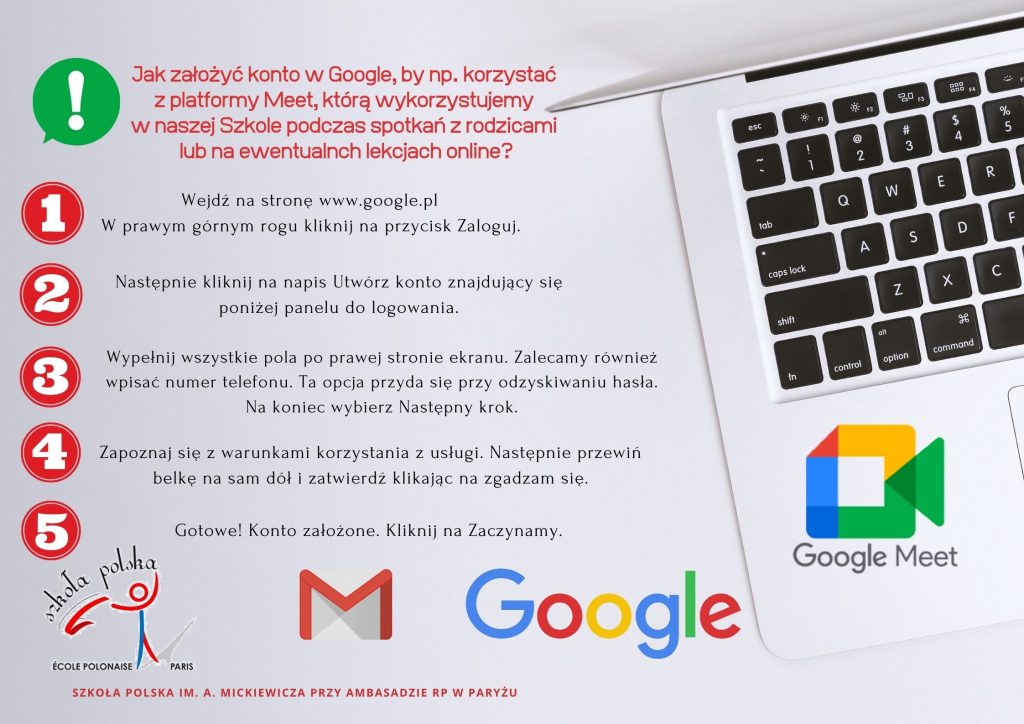 Jak założyć konto w Google?