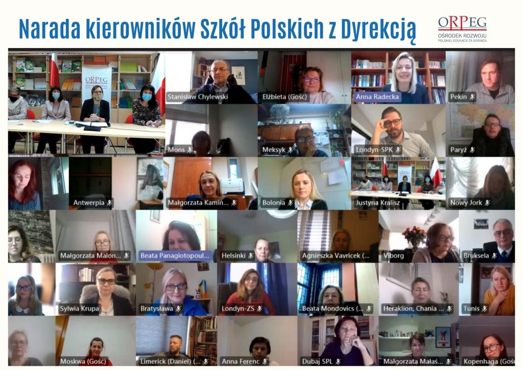 Narada kierowników Szkół Polskich z całego świata.