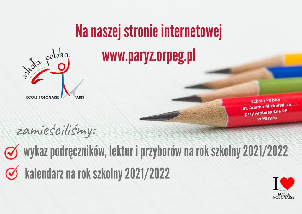 Podręczniki i lektury na przyszły rok
