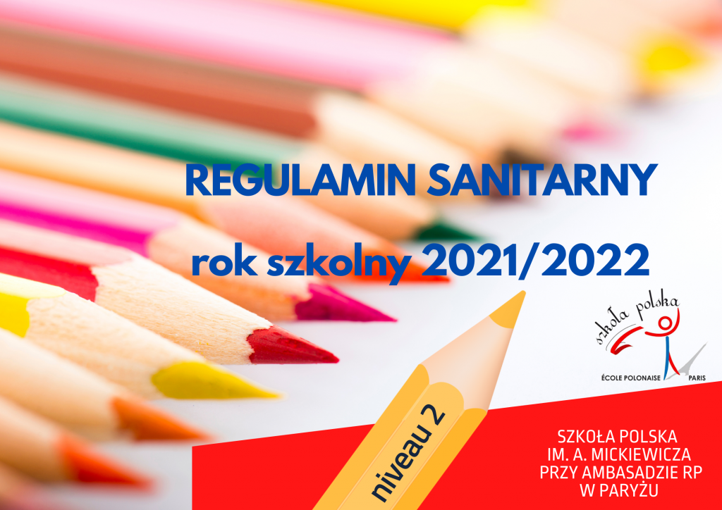 Regulamin sanitarny 2021/2022