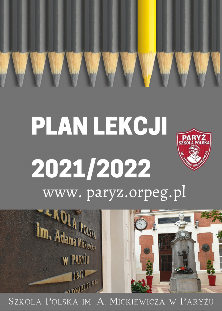 Plan lekcji 2021/2022