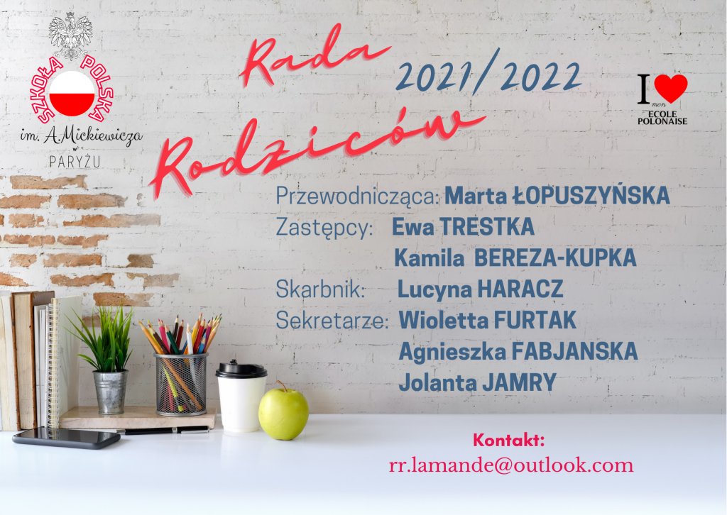 Skład Prezydium Rady Rodziców