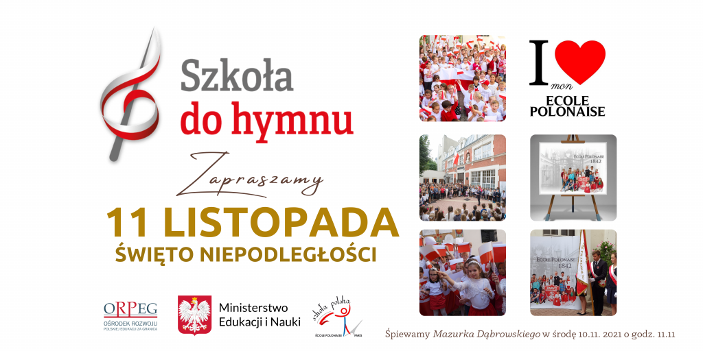 Zaproszenie do akcji Szkoła do hymnu