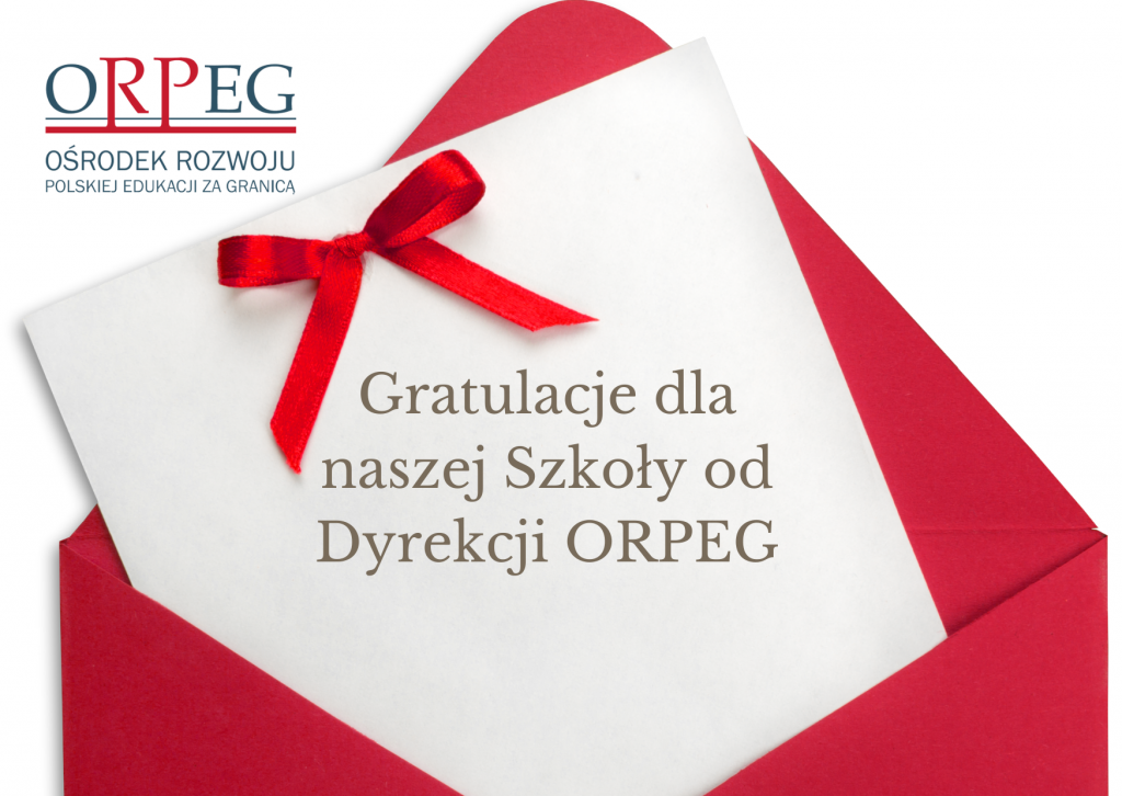 Gratulacje z Warszawy!