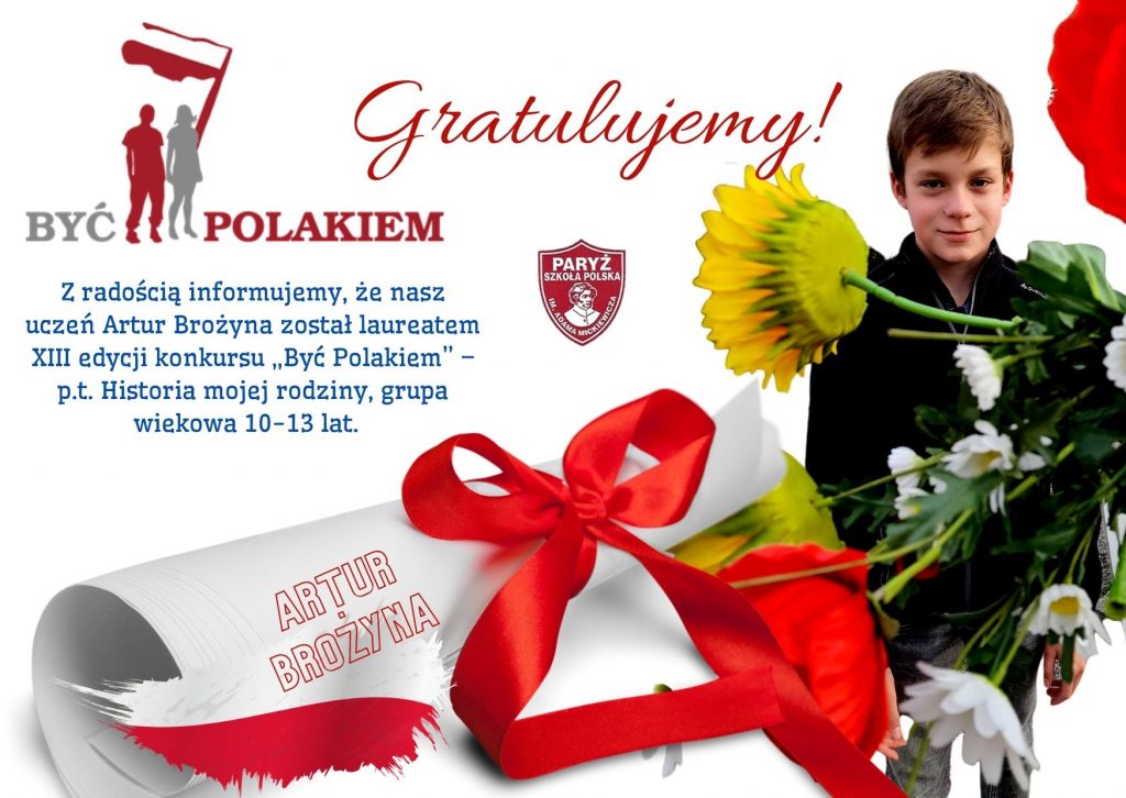 Laureat konkursu „Być Polakiem”