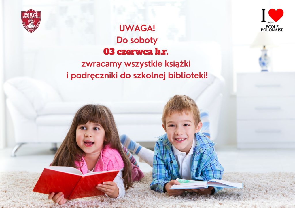 Biblioteka szkolna przypomina…