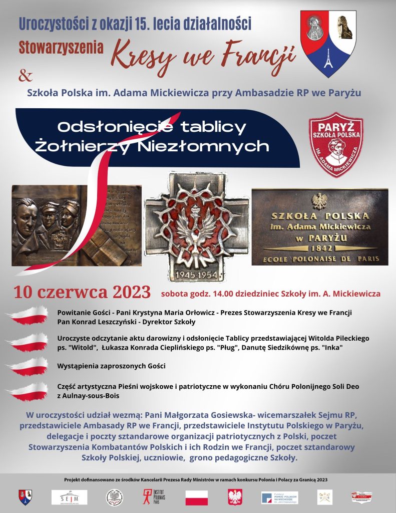 Odsłonięcie tablicy Żołnierze Niezłomni