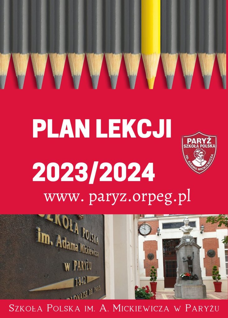 Plan lekcji 2023/2024