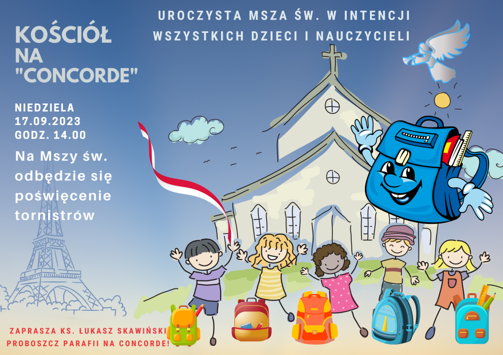 Zaproszenie na mszę ś.w.