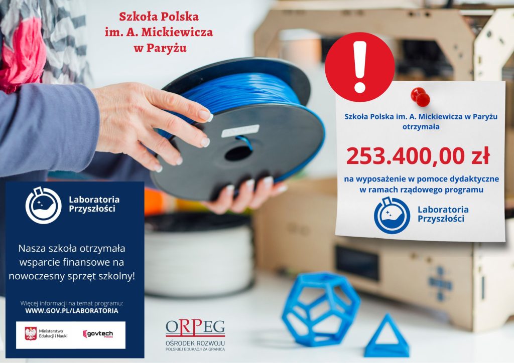 Laboratoria Przyszłości w naszej Szkole!