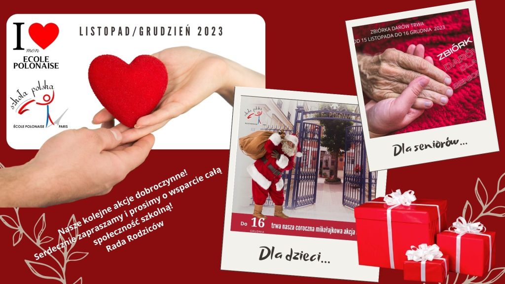 Akcje dobroczynne Rady Rodziców!