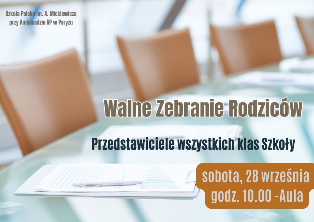 Walne Zebranie Rodziców