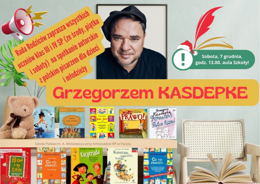 Grzegorz KASDEPKE w naszej Szkole!