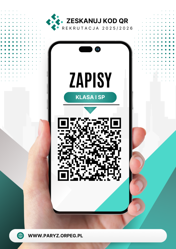 Zapisy do klasy I SP -zeskanuj kod QR
