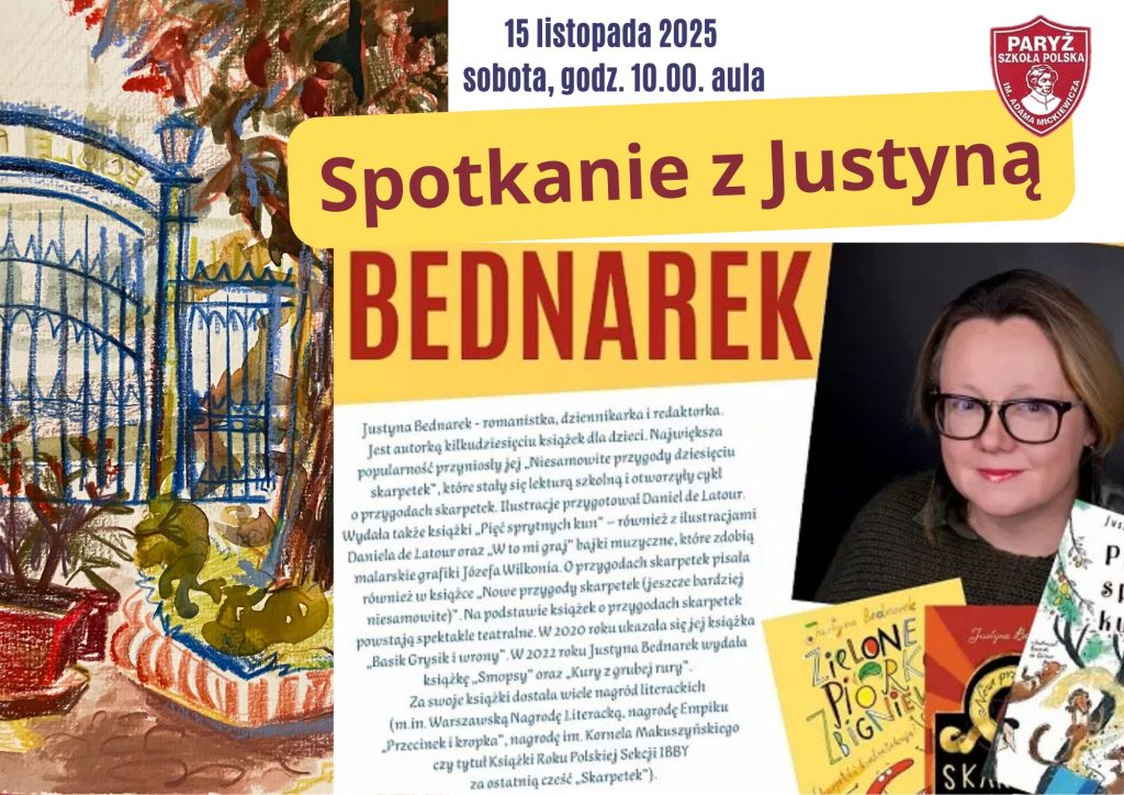 Spotkanie z Justyną Bednarek