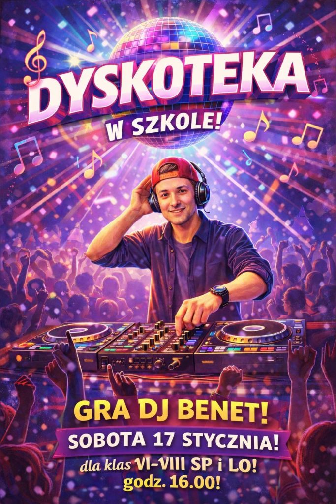Dyskoteka w naszej Szkole!