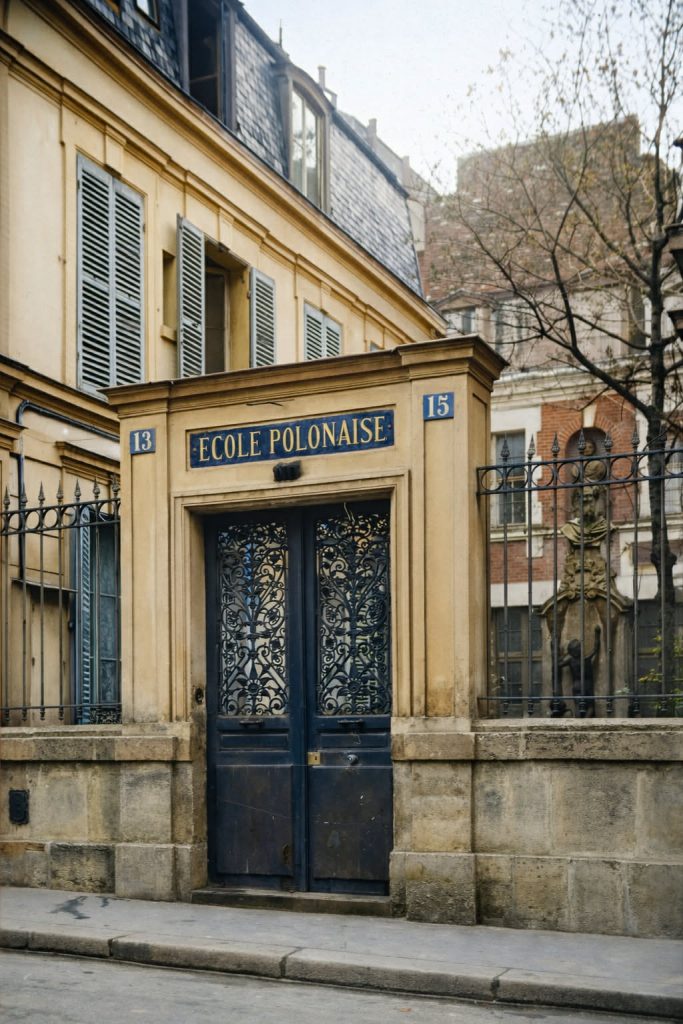 Szkoła na starych fotografiach