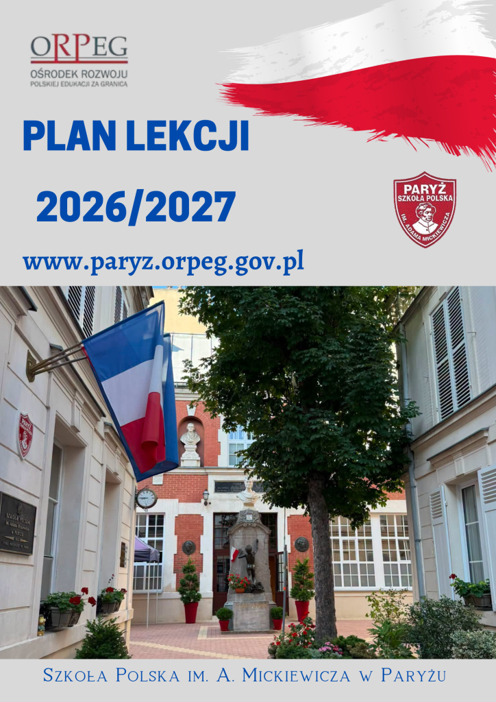 Plan lekcji 2026/2027